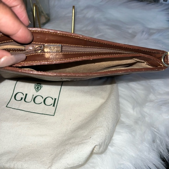 GUCCI Vintage Micro GG Monogram Shoulder Bag w/ Dust Bag🤎 - Picture 6 of 14